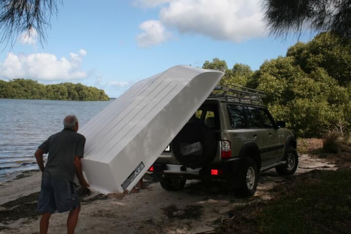 Loading boat onto roof rack new arrivals